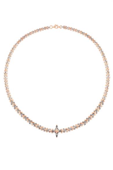 BE ICONIC PIRLANTALI YILDIZ CHOKER KOLYE