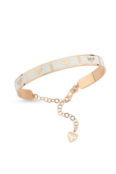 Beyaz Mineli Cebrail Meleği Kelepçe