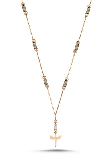 Boncuklu Mikail Meleği Kolye