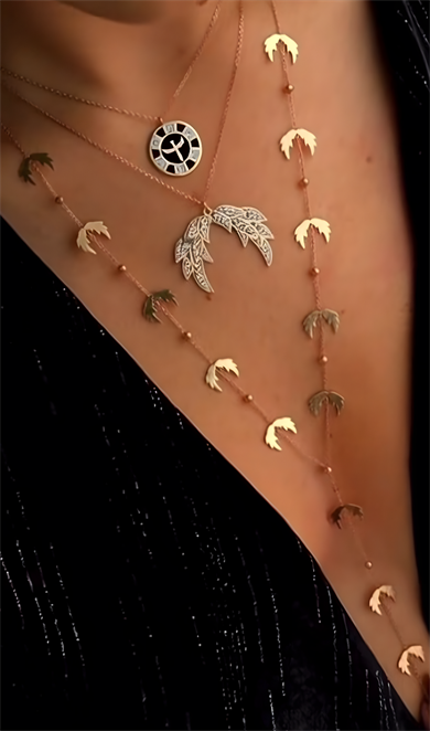 Çoklu Abundia Meleği Kolye