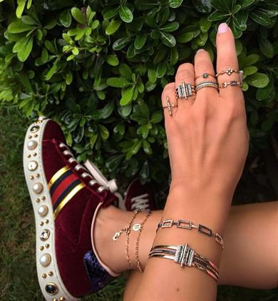 DEGRADE DIAMOND STICK RING