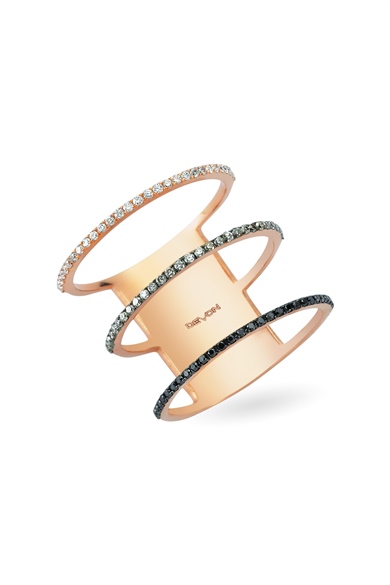 TRIPLE DEGRADE DIAMOND RING