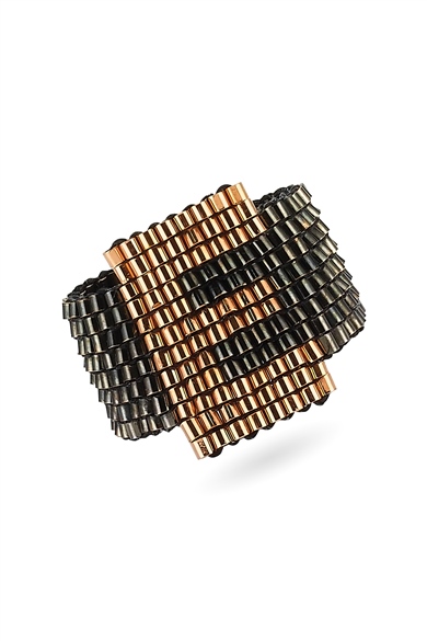 LETTER MIYUKI WEAVE RING