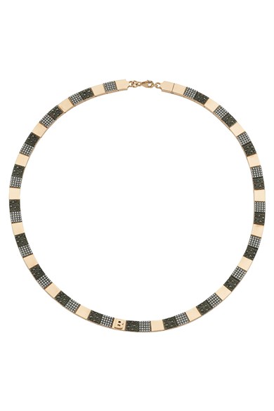 LETTER DIAMOND CHOKER