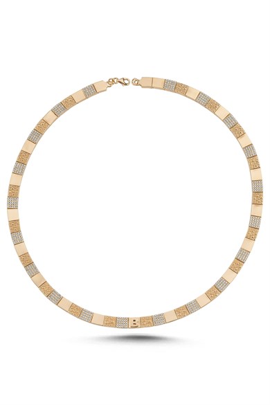 LETTER DIAMOND CHOKER