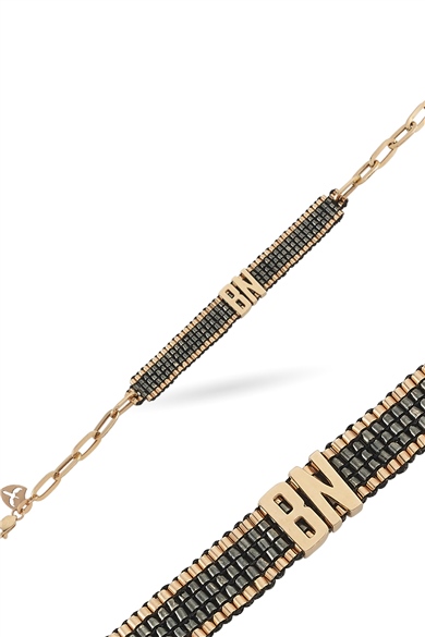 İki Harfli Örme Bileklik