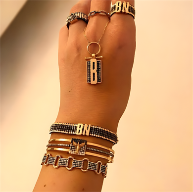 COGNAC DIAMOND PLENTIFULNESS MIYUKI WEAVE RING