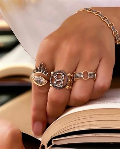 COGNAC DIAMOND WATER WAY RING