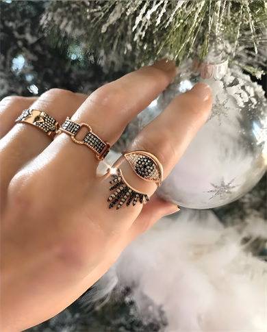 COGNAC DIAMOND WATER WAY RING