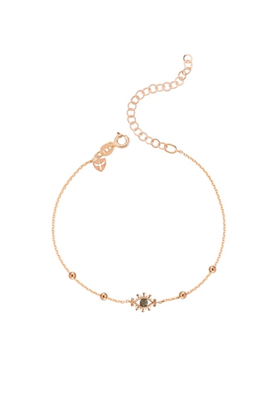 COGNAC DIAMOND EYE BRACELET