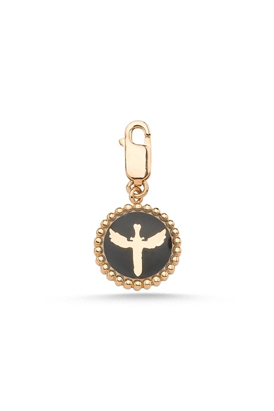 ENAMELED ANGEL OF MICHAEL MINI CHARM