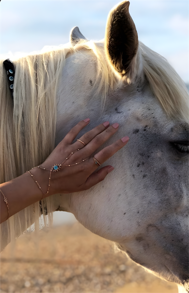 ENAMELED EYE BASILISK NECKLACE