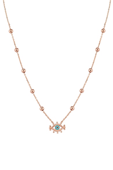 MINI ENAMELED EYE NECKLACE