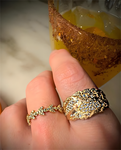 TAŞLI DOKULU YÜZÜK