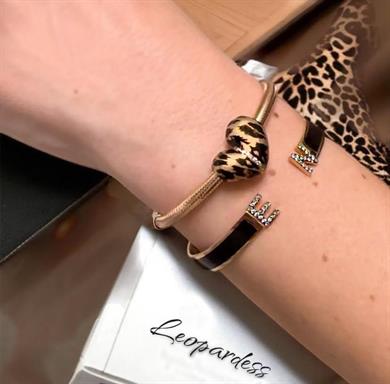 PIRLANTALI KALP BİLEKLİK KALIN ZİNCİR