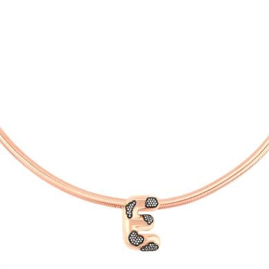 PIRLANTALI LEOPARDESS HARF KOLYE KALIN ZİNCİR