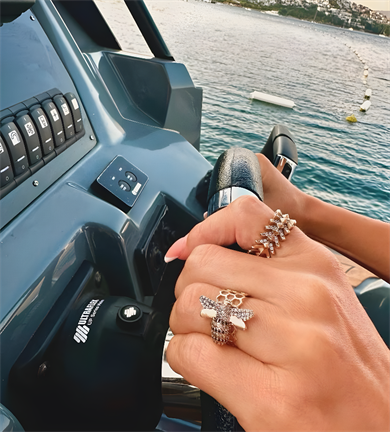 TAŞLI PRİZMA YÜZÜK