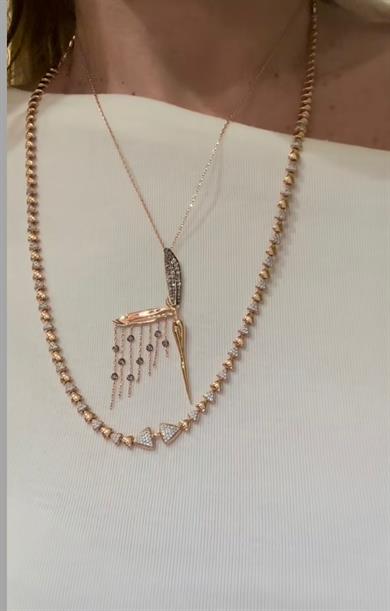 PIRLANTALI SALLANTILI BALANCE KOLYE