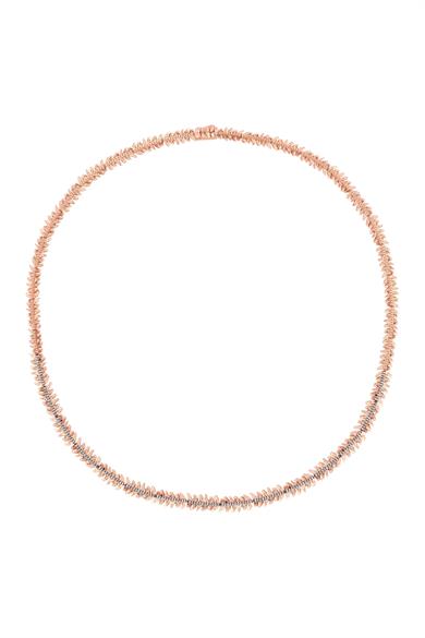 PIRLANTALI TÜY CHOKER KOLYE