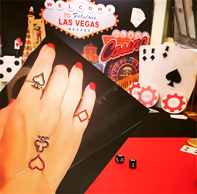 BLACK DIAMOND SPADE RING