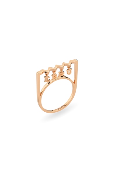 Taşsız 4 Harfli İsimli Yüzük