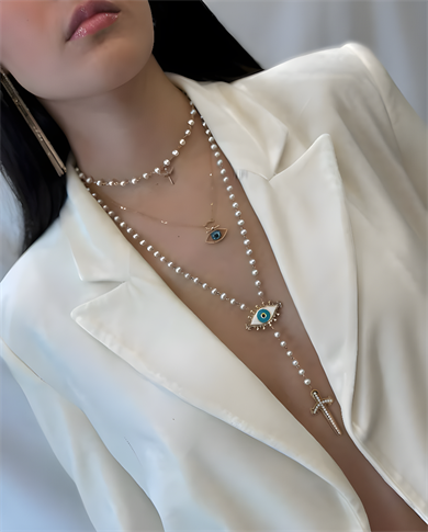 MINI EYE NECKLACE NON DIAMOND