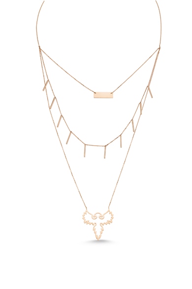TRIPLE ANGEL OF RAPHAEL NECKLACE 