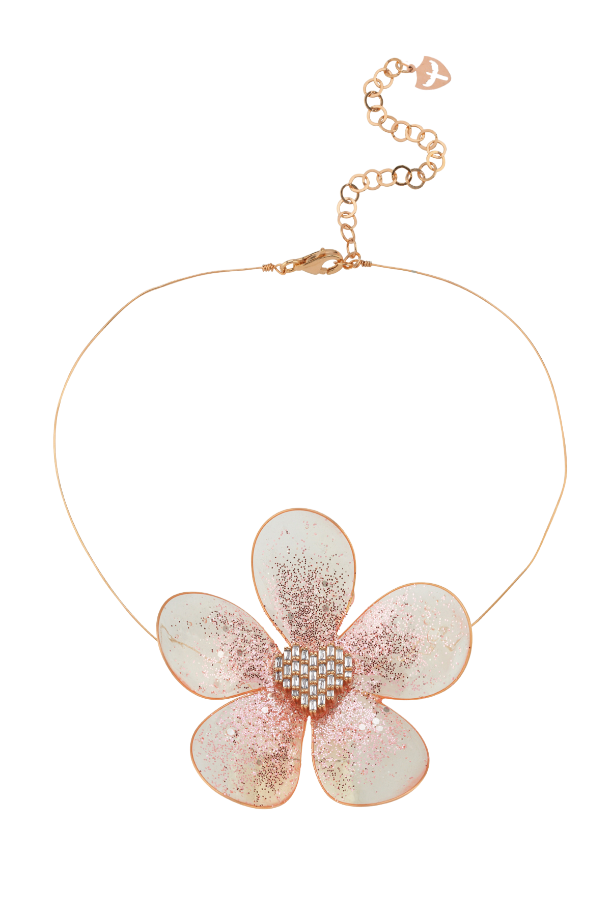Baget Pırantalı Çiçek Choker