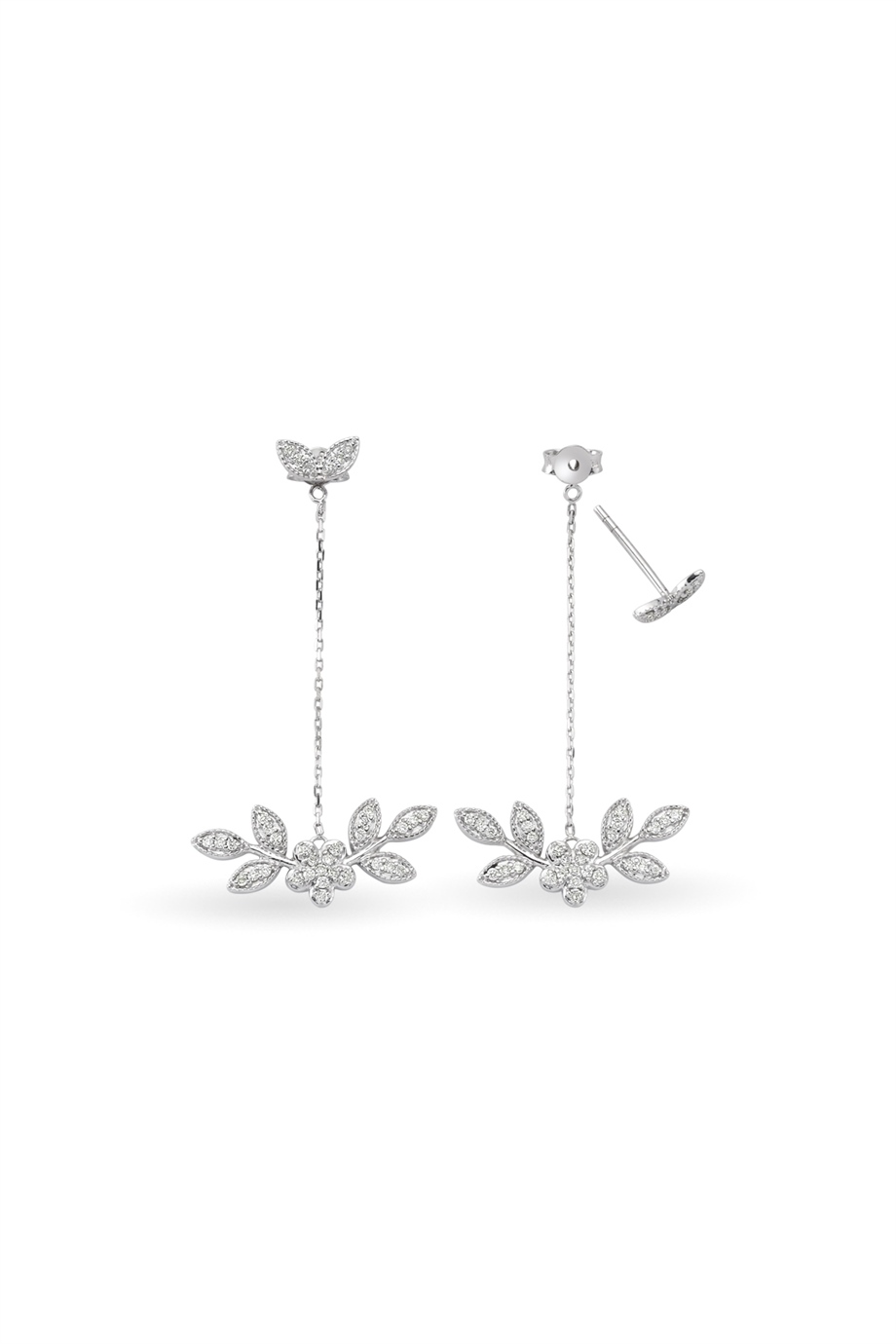 GOLD WHITE DIAMOND EARRING