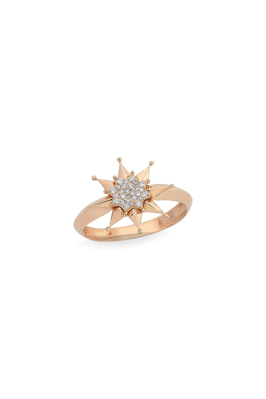 WHITE STONE  ER RAFİ STAR RING