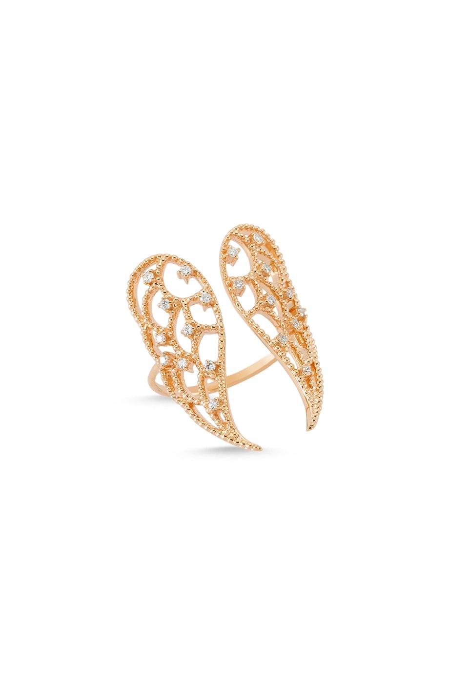 ANGEL OF URIEL WHITE STONT RING