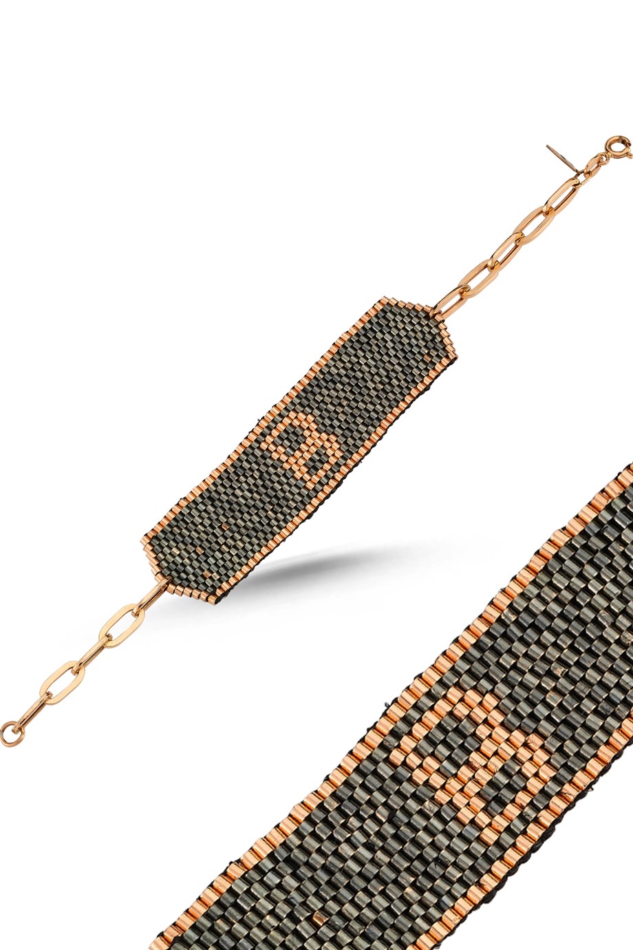 LETTER WEAVE BRACELET