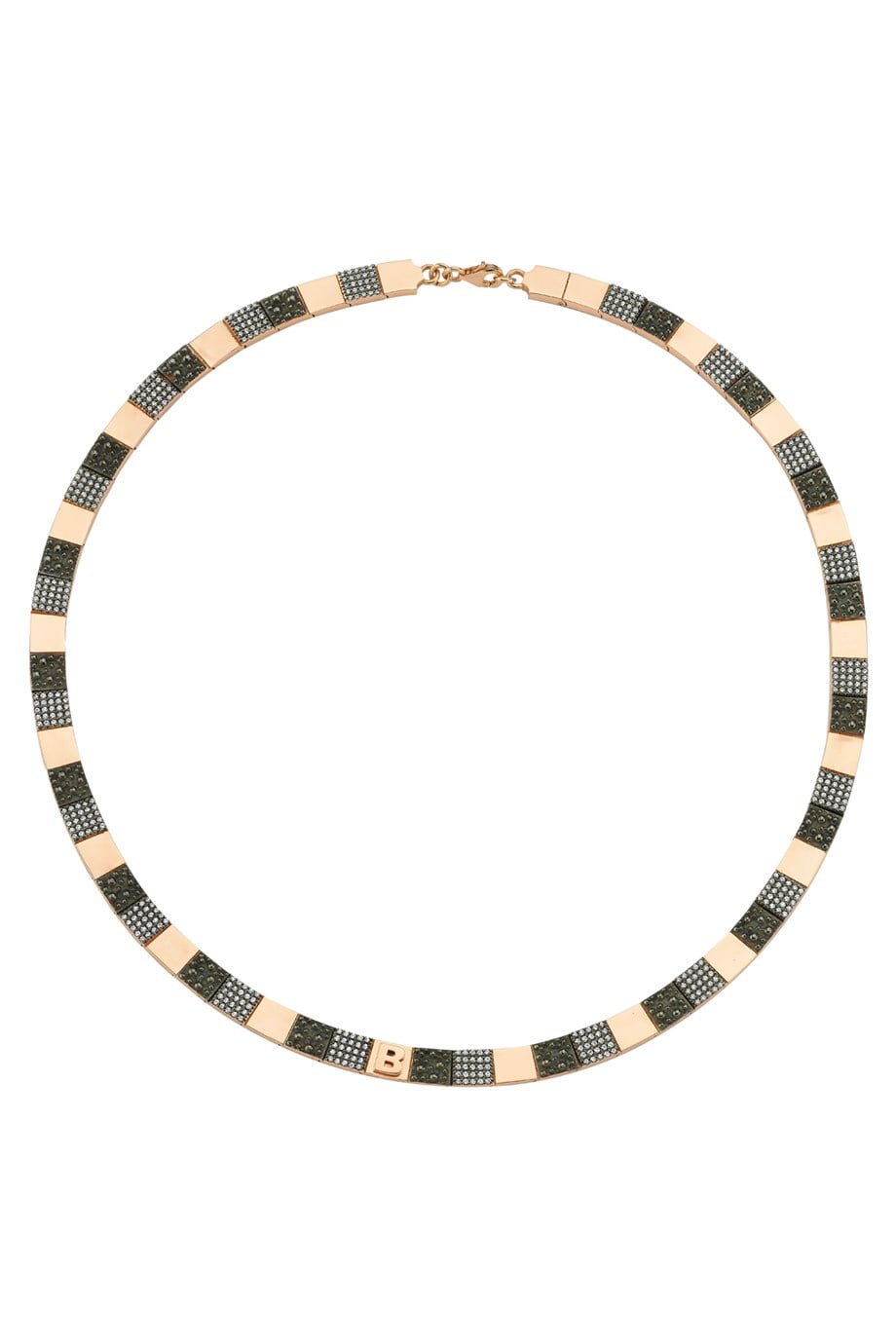 LETTER DIAMOND CHOKER