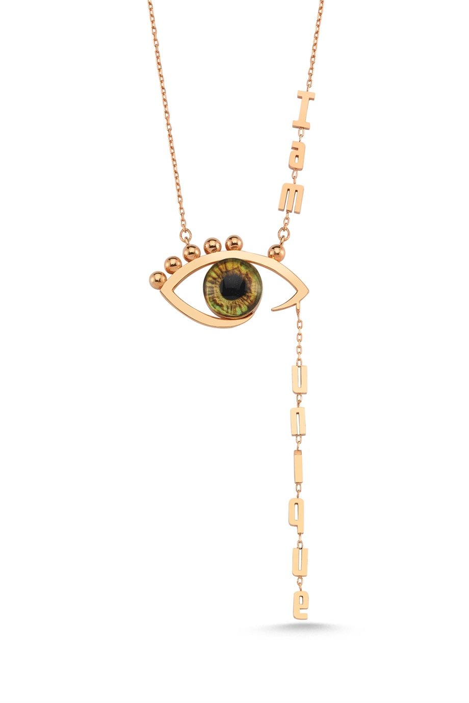 I AM UNIQUE EYE NECKLACE