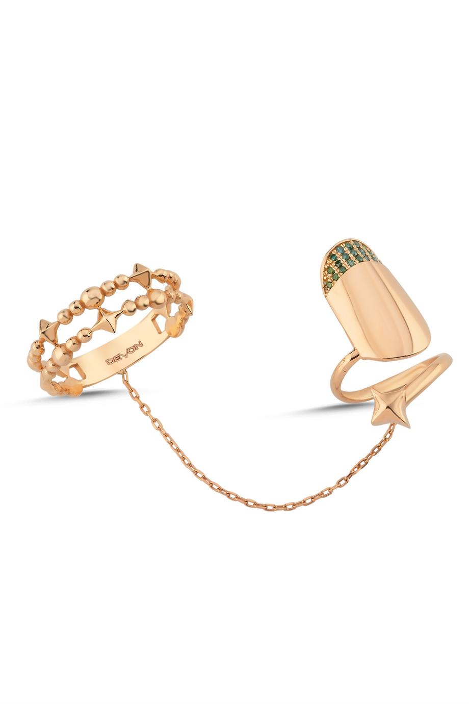 İKİLİ TIRNAK YÜZÜK