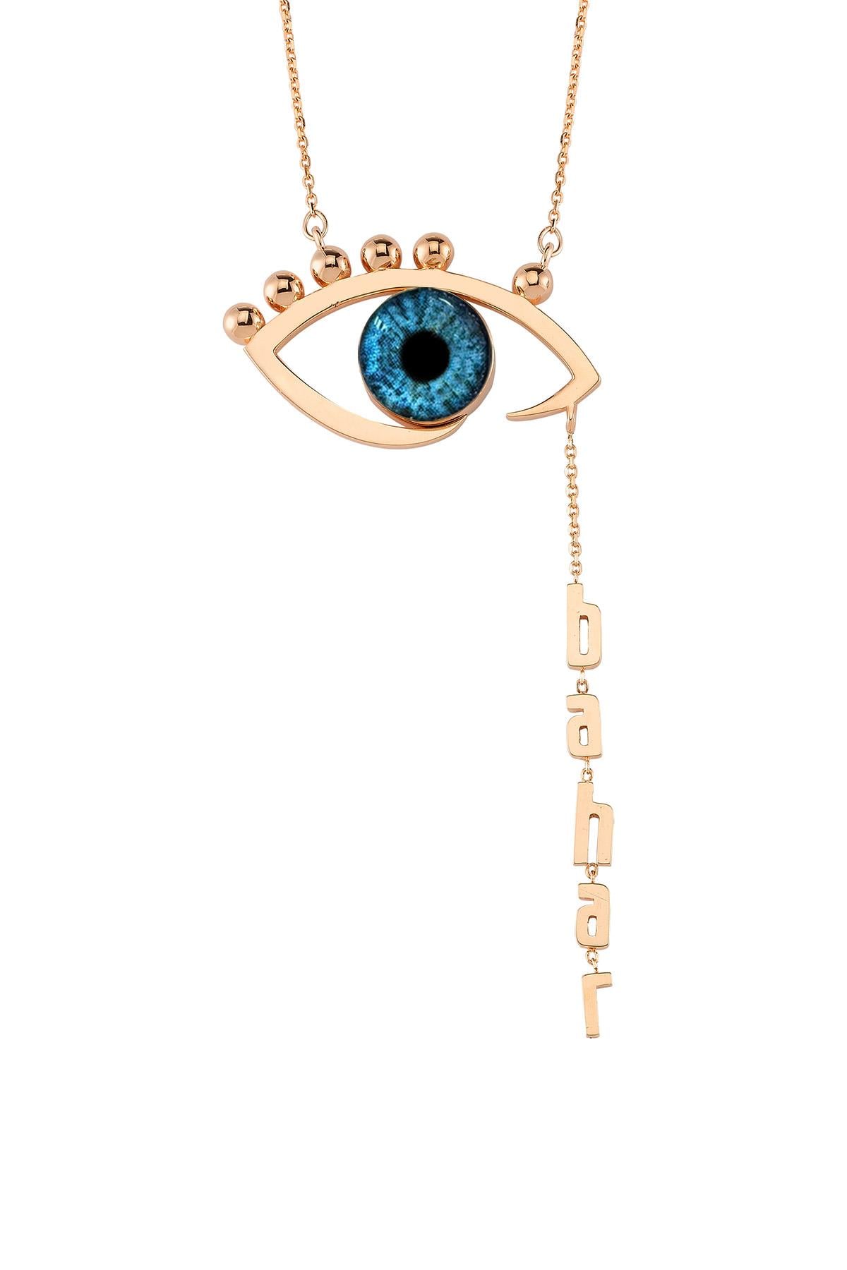 EYE NAME TAG NECKLACE
