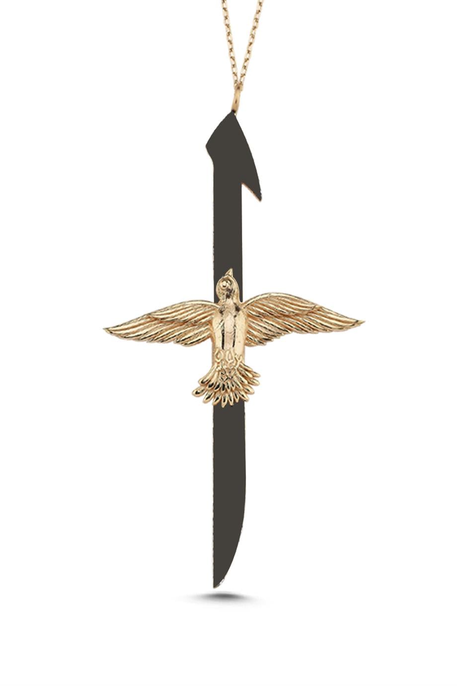 JUMBO BOY TAŞSIZ ELİF KOLYE