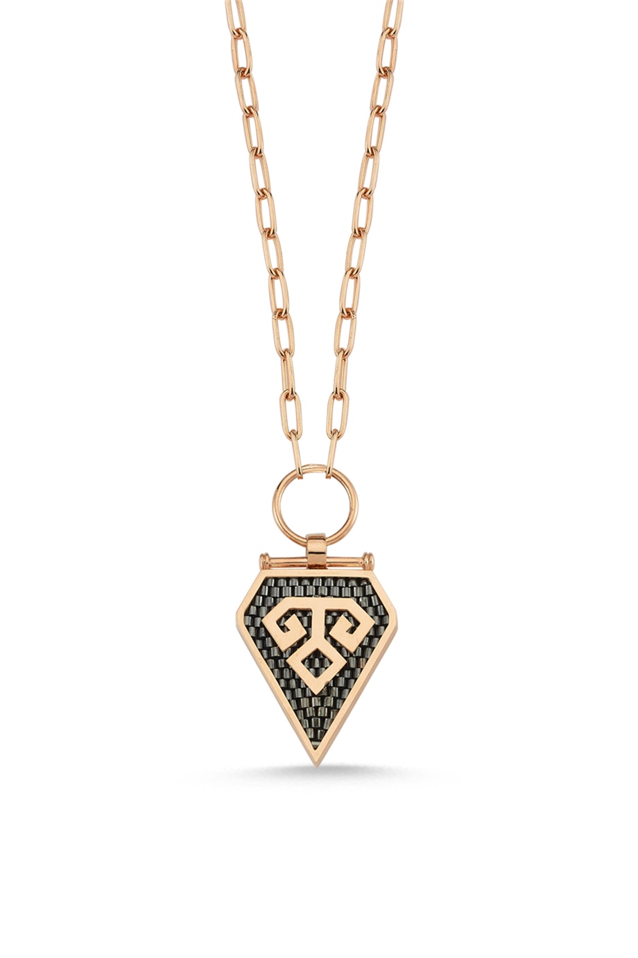 PLENTIFULNESS MIYUKI THICK CHAIN NECKLACE