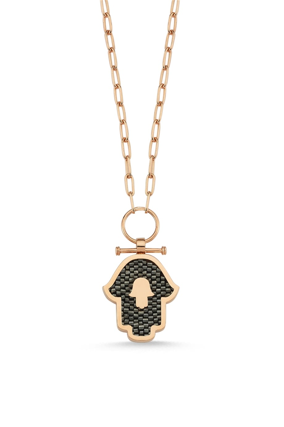 HAND OF FATMA ANA MIYUKI THICK CHAIN NECKLACE