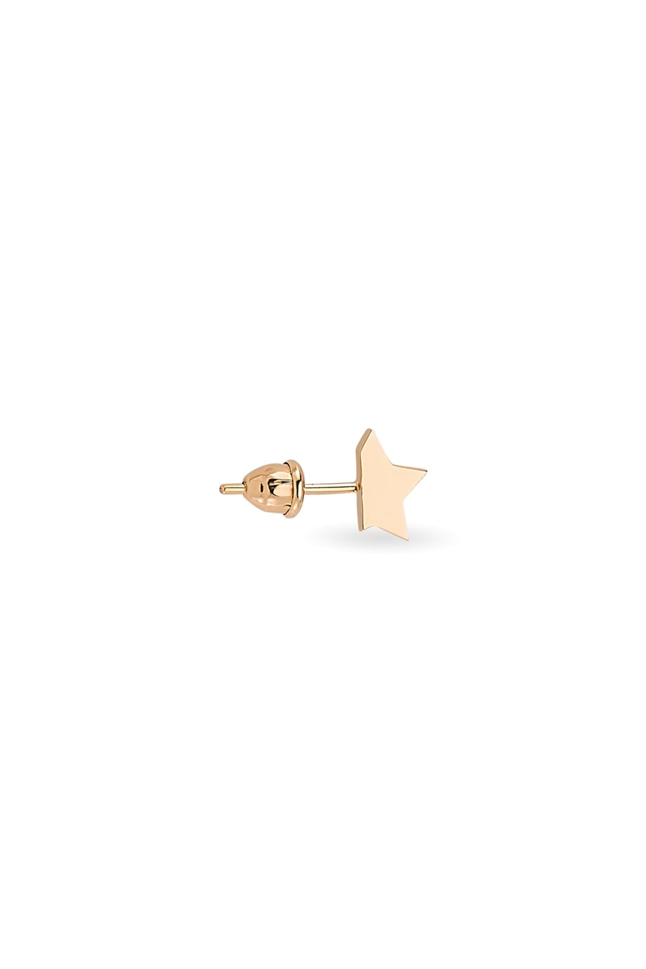 SINGLE BROKEN STAR GOLD EARRING