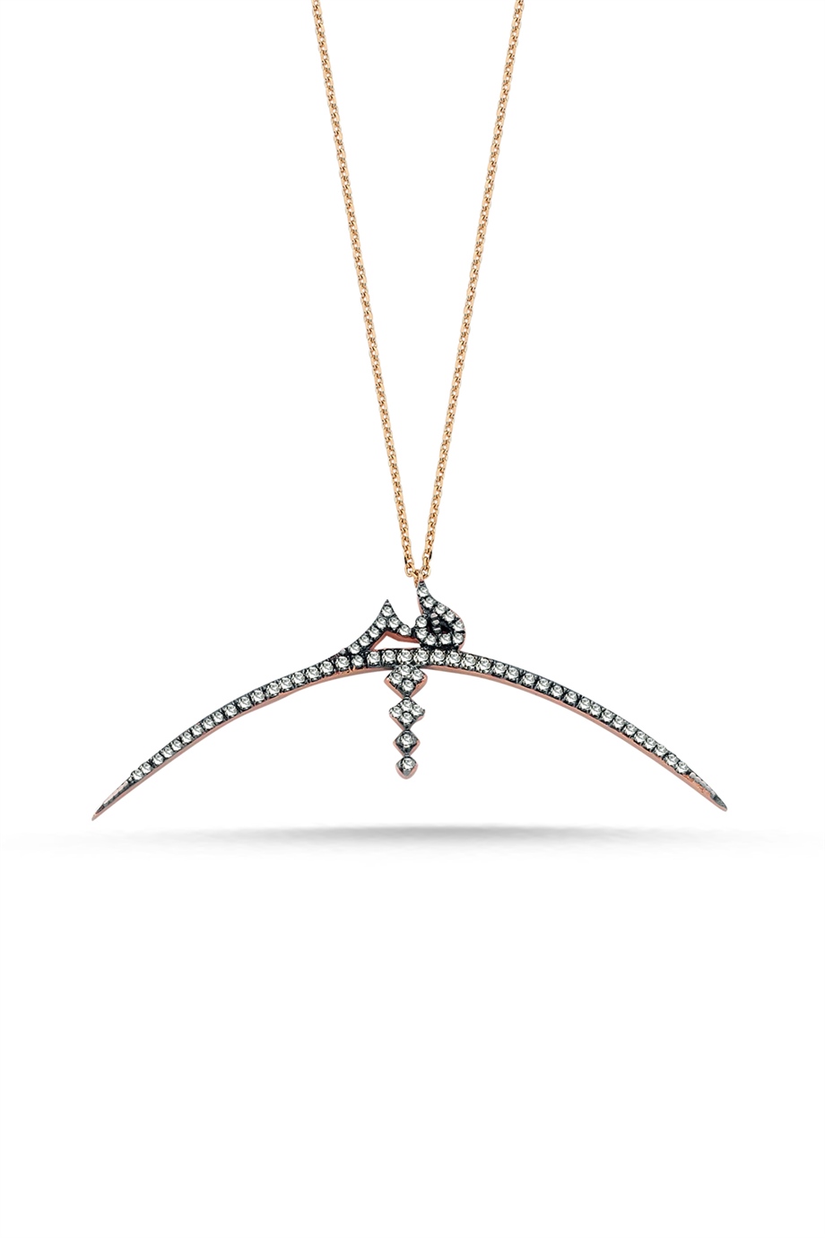 KONYAK TAŞLI HİÇ SİMGESİ KOLYE