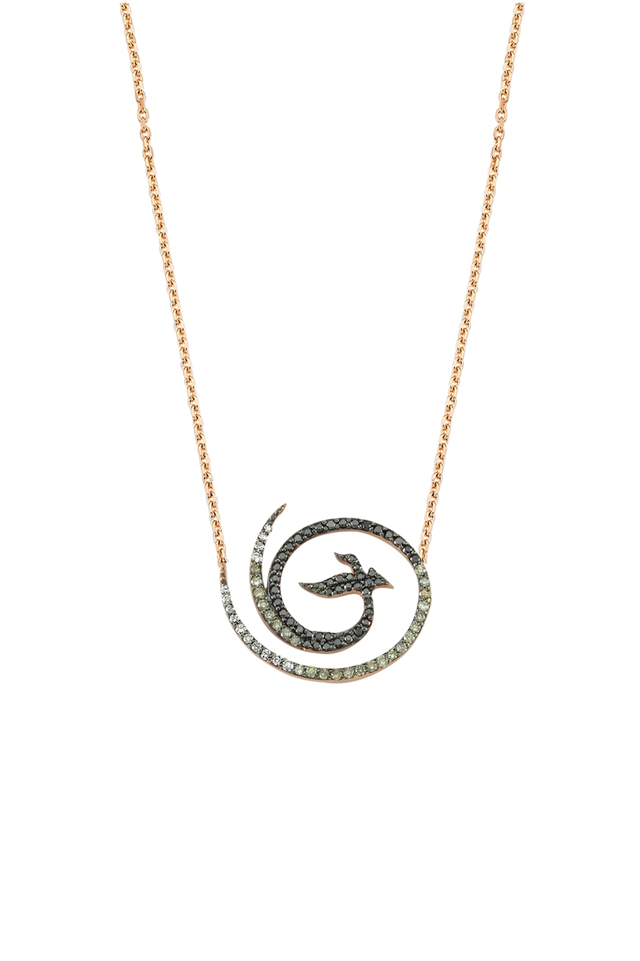MINI SIZE DEGRADE PHOENIX NECKLACE