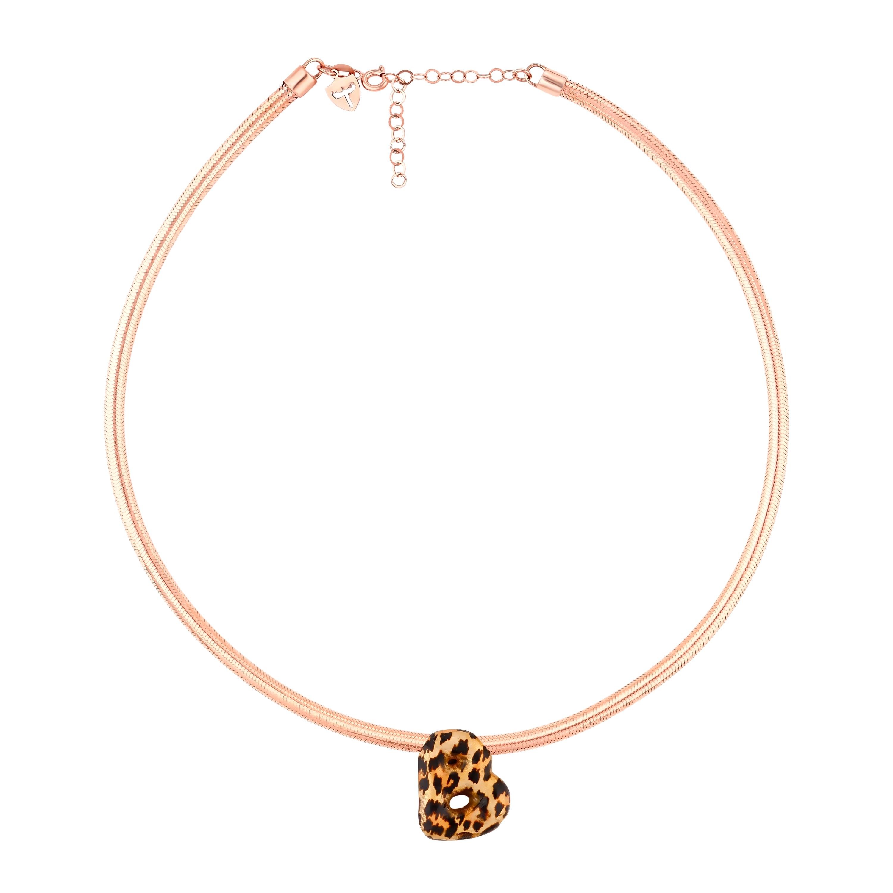 LEOPARDESS KOLYE MİNELİ VE KALIN ZİNCİRLİ