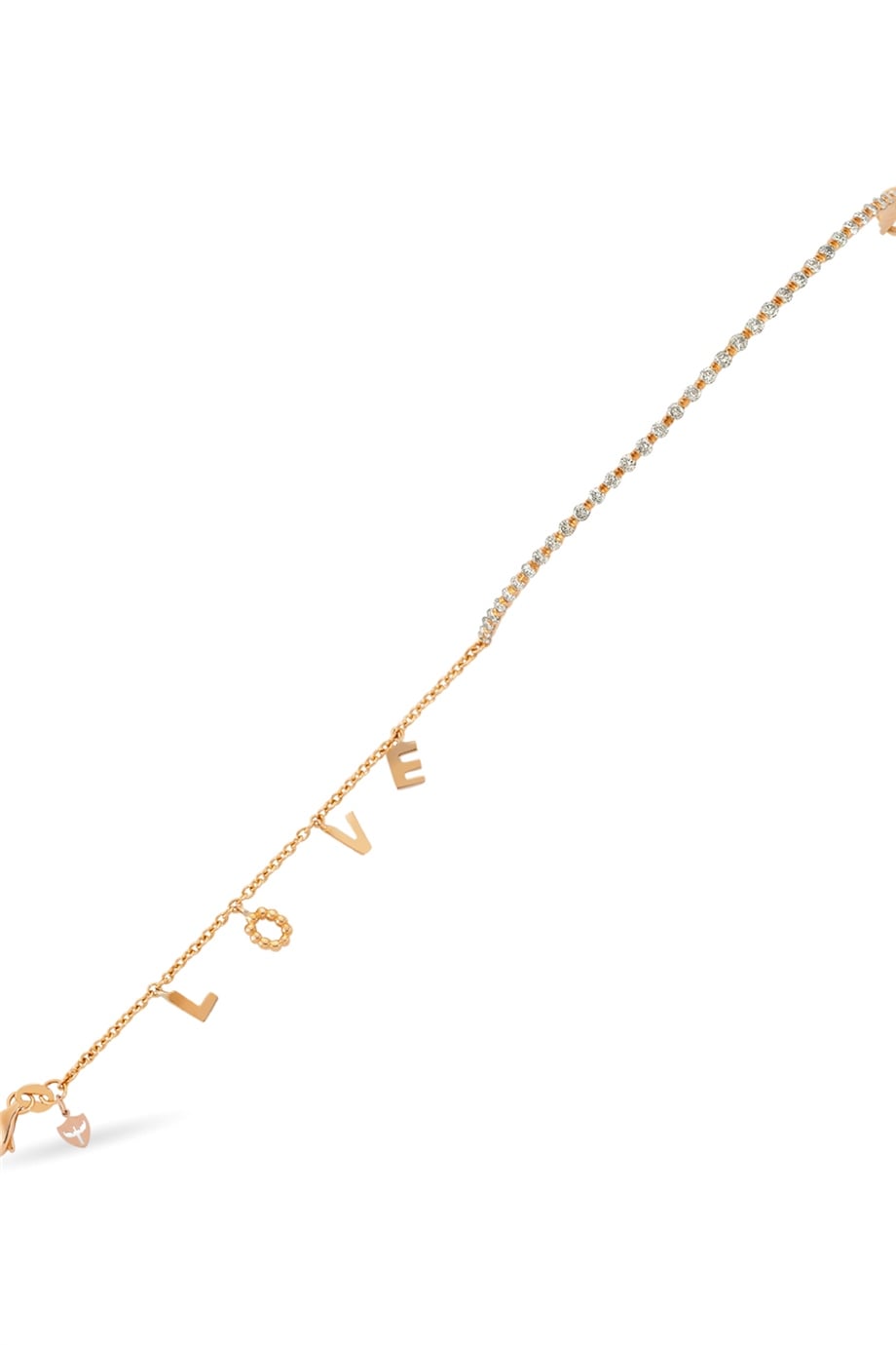 LOVE BİLEKLİK KONYAK TAŞLI