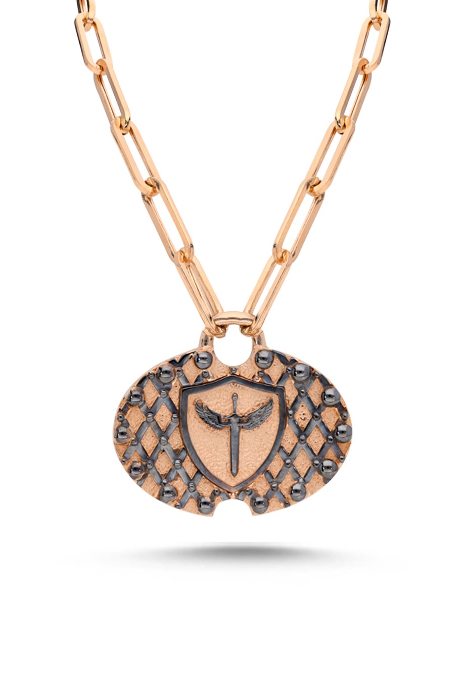 MİKAİL MELEĞİ KALKAN KOLYE