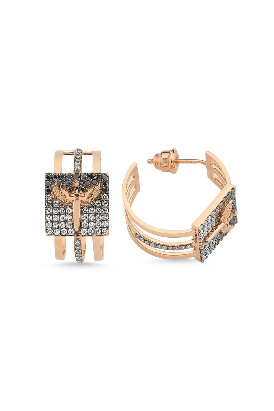 SQUARE ANGEL OF MICHAEL EARRING