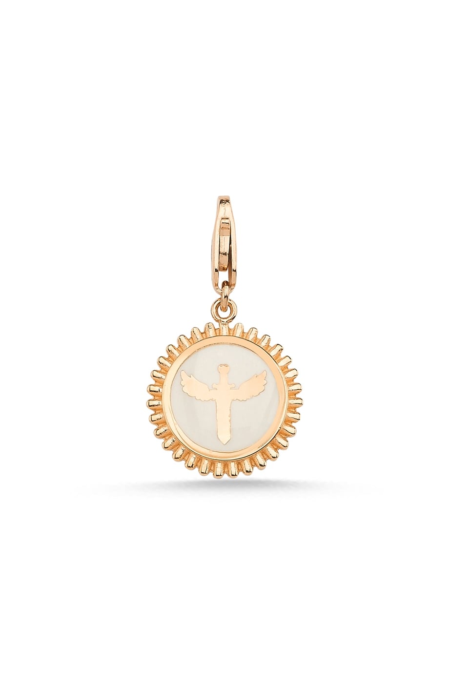 ENAMELED ANGEL OF MICHAEL MINI CHARM