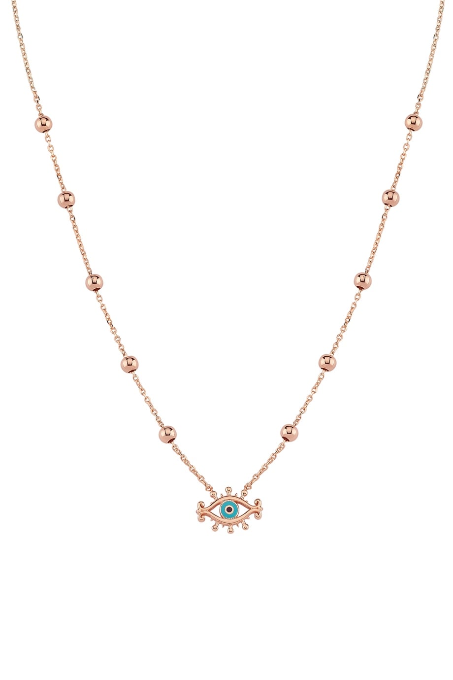 MINI ENAMELED EYE NECKLACE