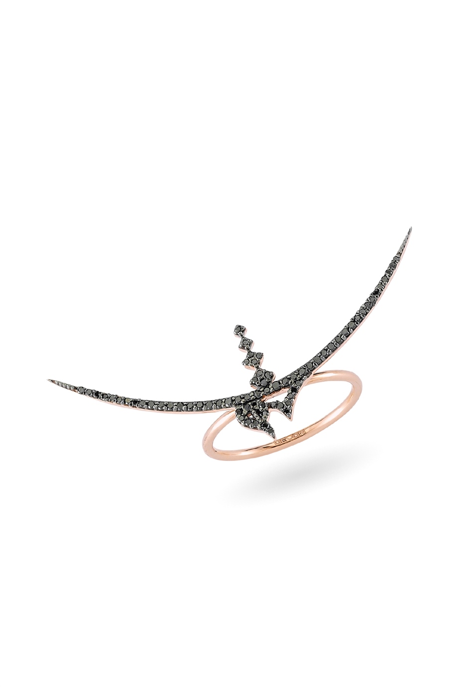 BLACK DIAMOND HIC SYMBOL RING