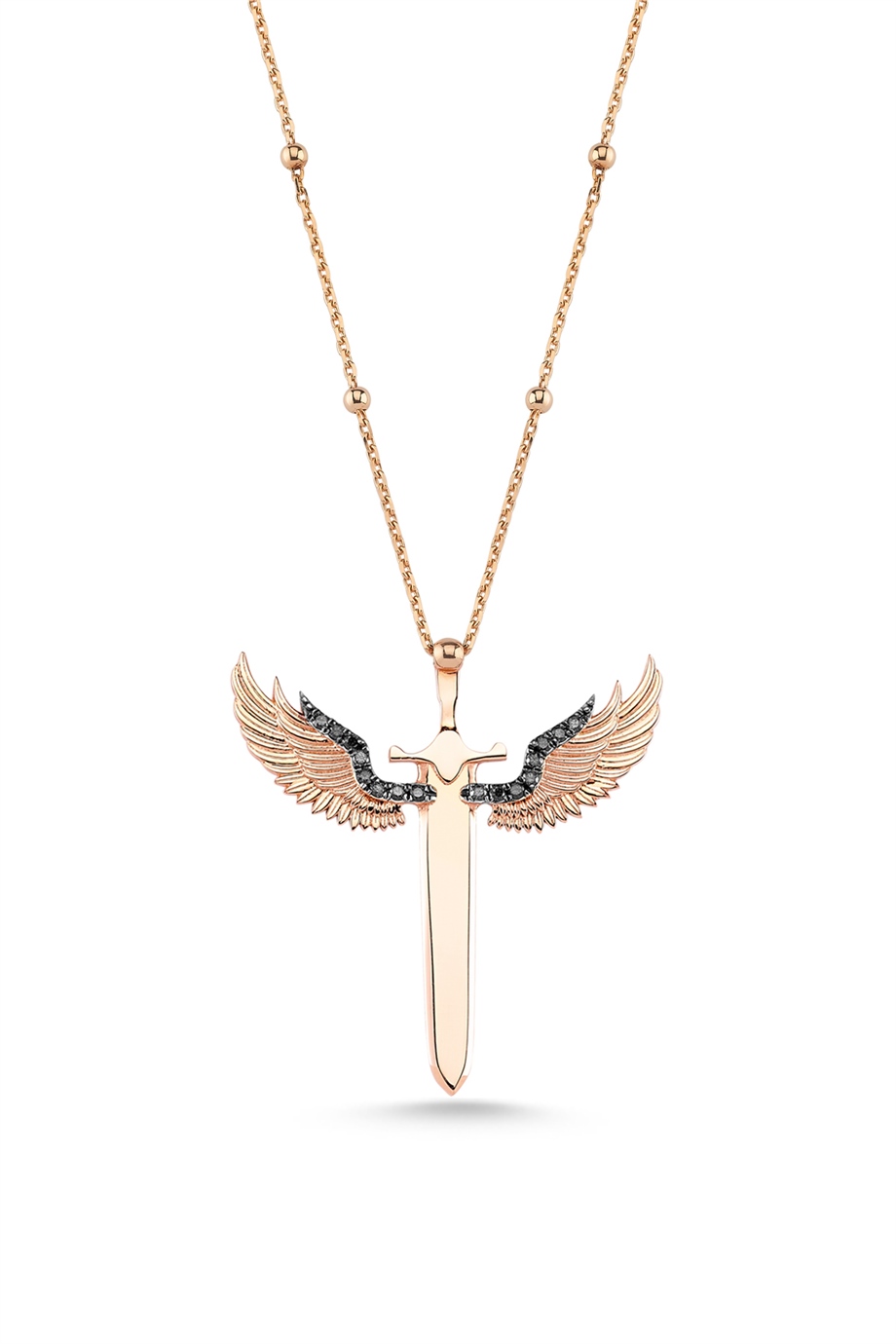 SİYAH TAŞLI MİKAİL MELEĞİ JUMBO BOY